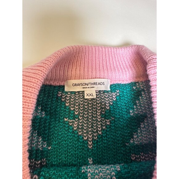 Grayson Threads Women's Size XXL Christmas Trees Graphic Sweater - Picture 4 of 6